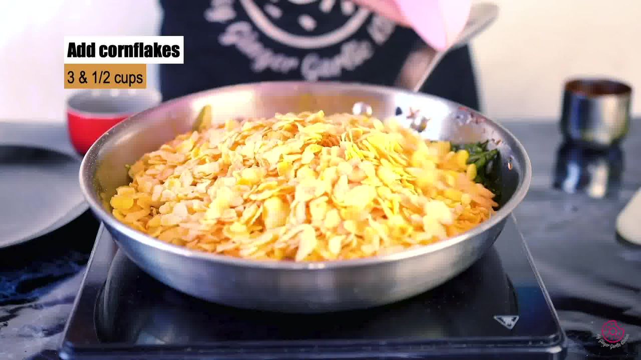 Image of the cooking step-1-13 for Roasted Cornflakes Chivda