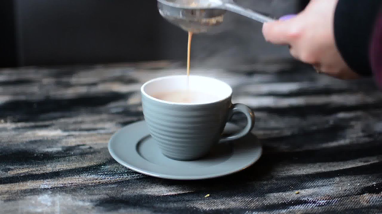 Image of the cooking step-1-10 for Rose Masala Chai Recipe - How to Make Rose Tea