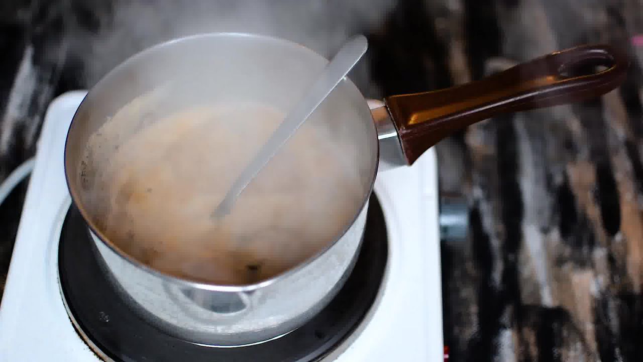 Image of the cooking step-1-8 for Rose Masala Chai Recipe - How to Make Rose Tea