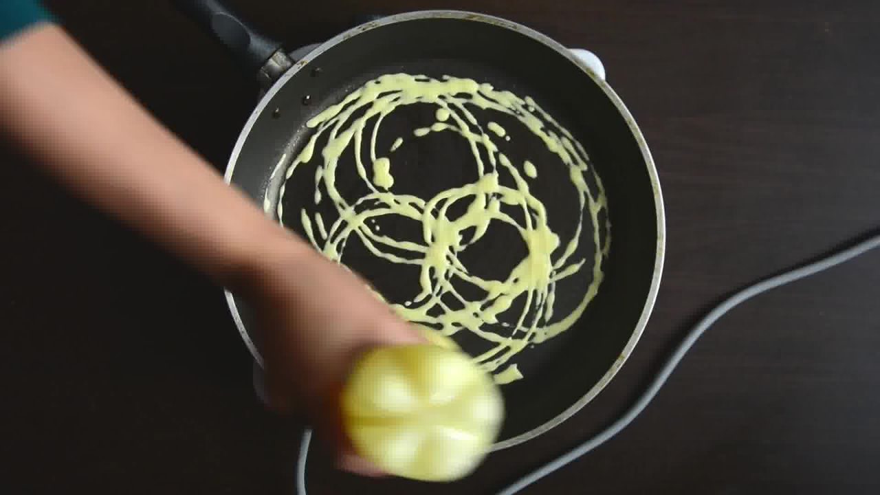 Image of the cooking step-1-9 for Roti Jala - Malaysian Net Pancakes