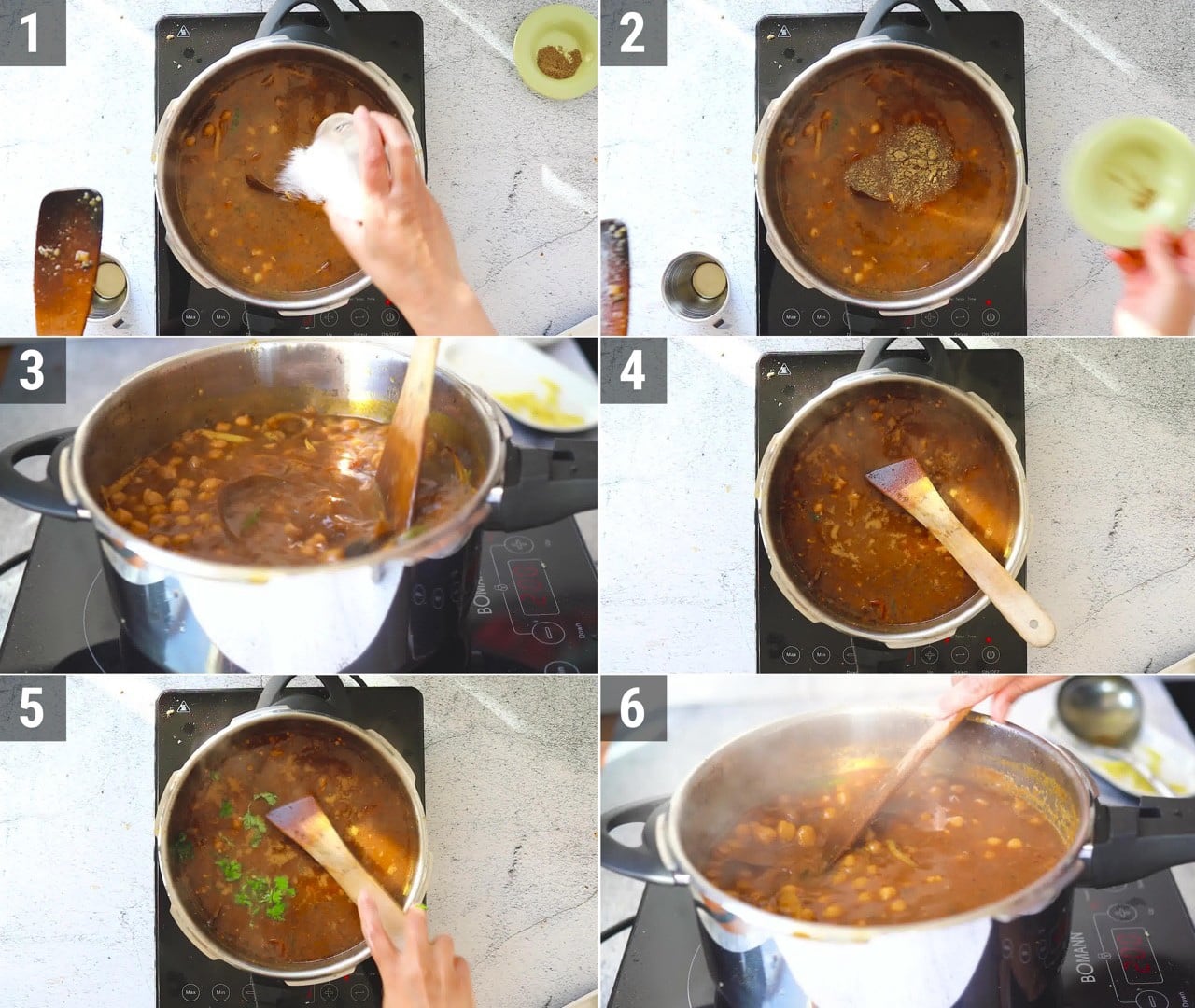 Image of the cooking step-1-9 for Samosa Chaat
