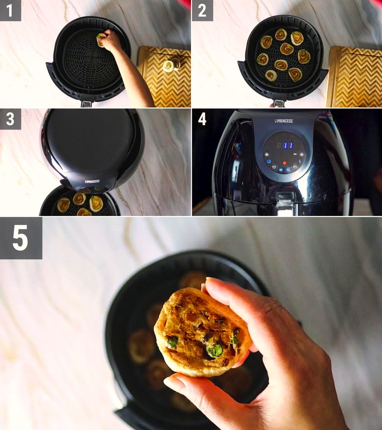 Image of the cooking step-4-1 for Samosa Pinwheels