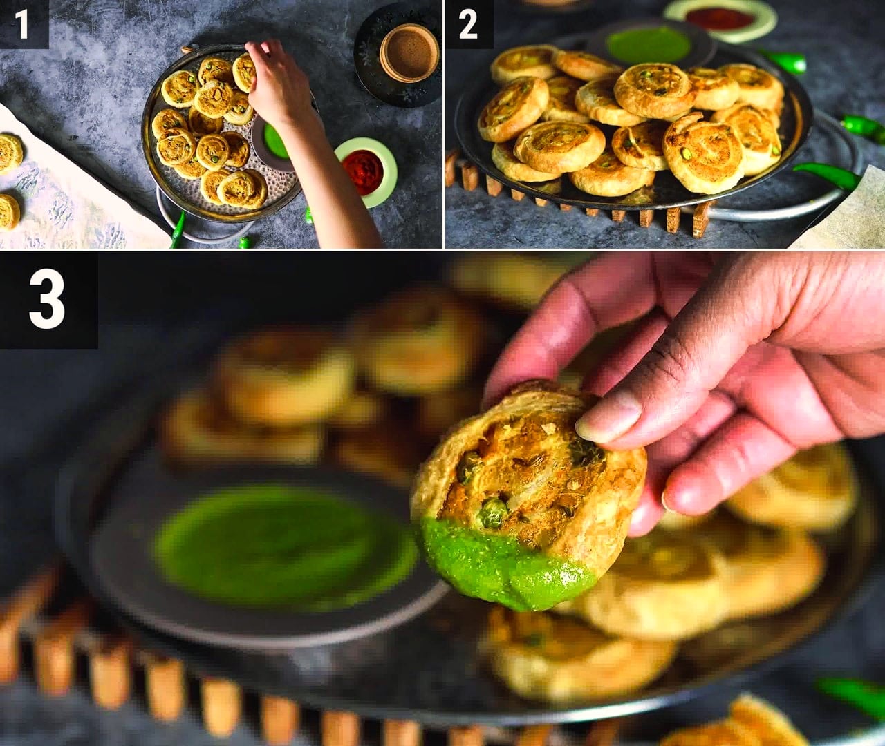Image of the cooking step-5-1 for Samosa Pinwheels