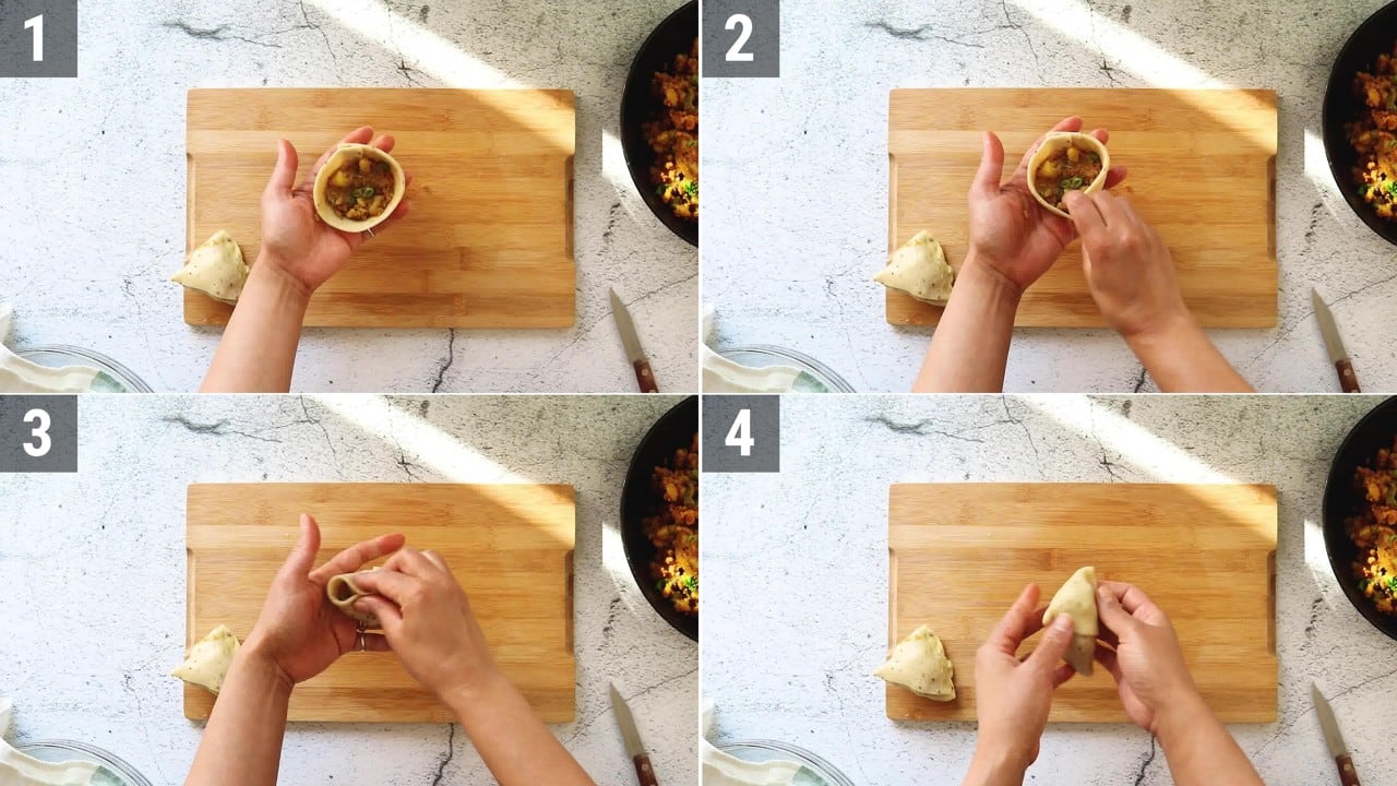 Image of the cooking step-3-3 for Samosa Recipe