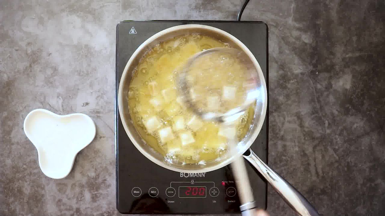 Image of the cooking step-2-1 for Shakkarpara + Shankarpali (Fried, Air Fryer, and Baked Recipe)