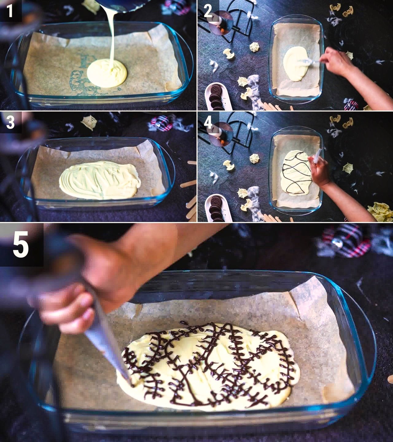 Image of the cooking step-1-3 for Skeleton Chocolate Bark