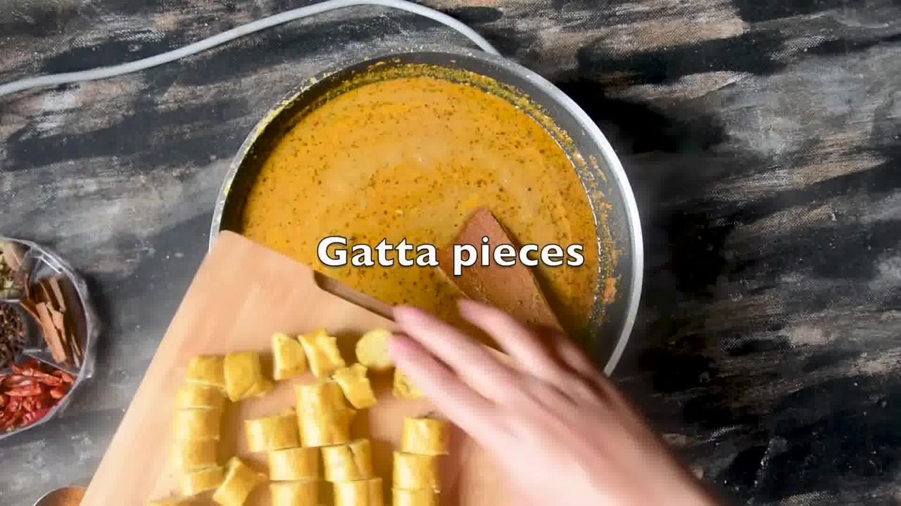 Image of the cooking step-2-16 for Steamed Besan Gatte Ki Sabzi - Rajasthani Adhar Bele