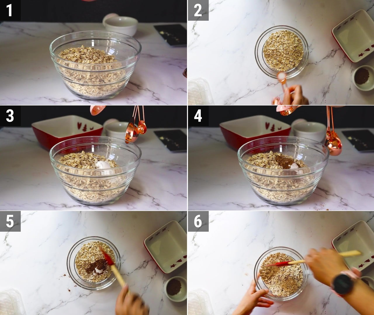 Image of the cooking step-1-2 for Strawberry Baked Oatmeal