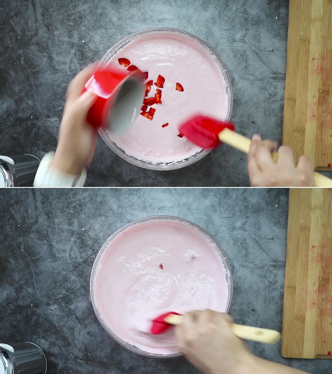 Image of the cooking step-1-4 for Strawberry Ice Cream
