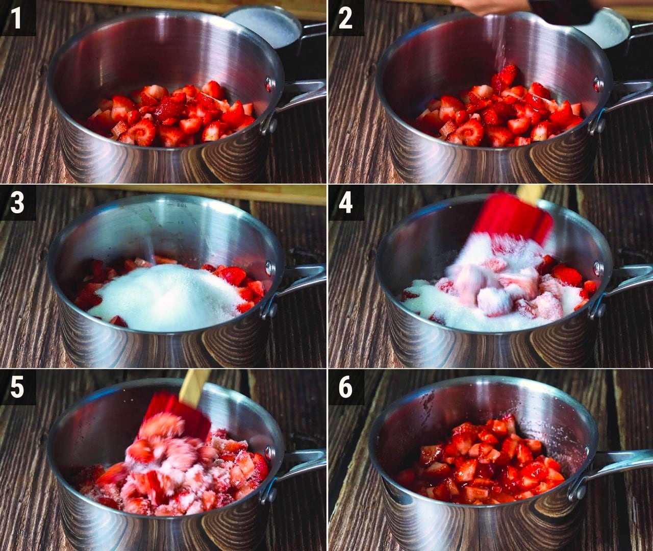 Image of the cooking step-1-2 for Strawberry Jam