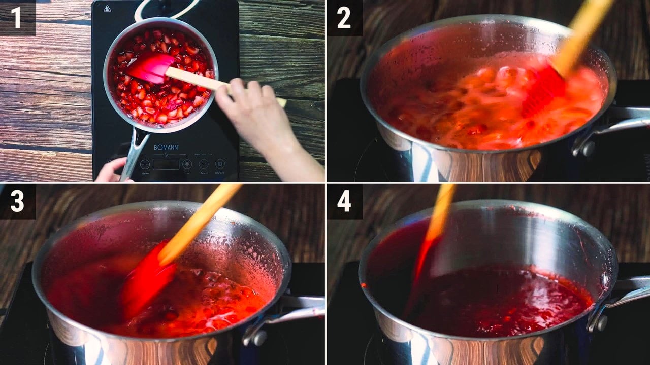 Image of the cooking step-1-3 for Strawberry Jam