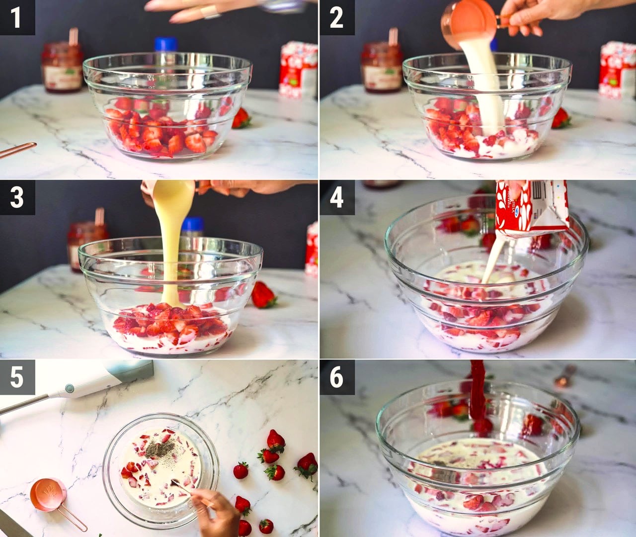 Image of the cooking step-1-2 for Strawberry Kulfi