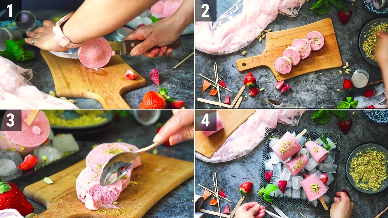 Image of the cooking step-3-3 for Strawberry Kulfi