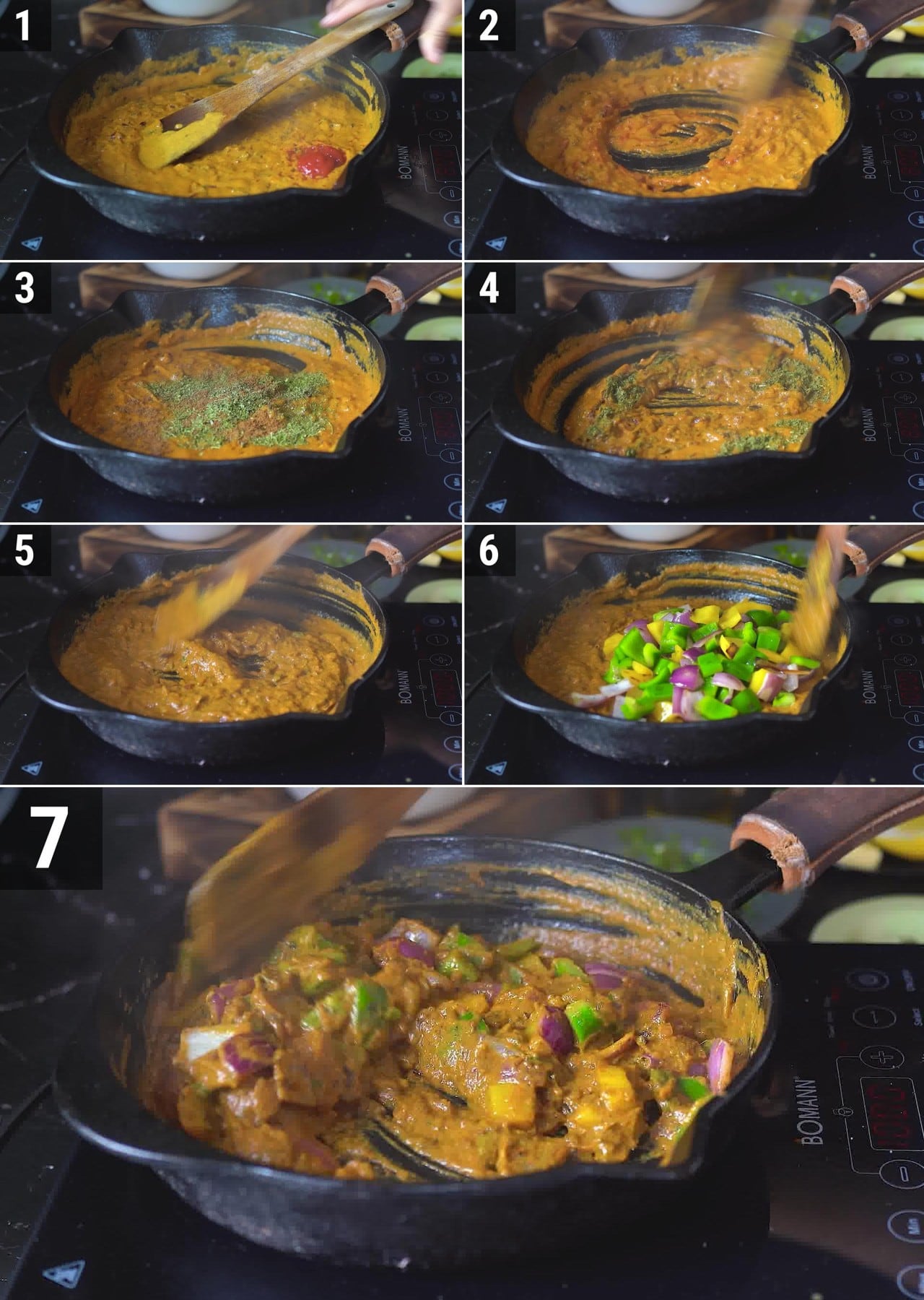 Image of the cooking step-3-3 for Tawa Paneer