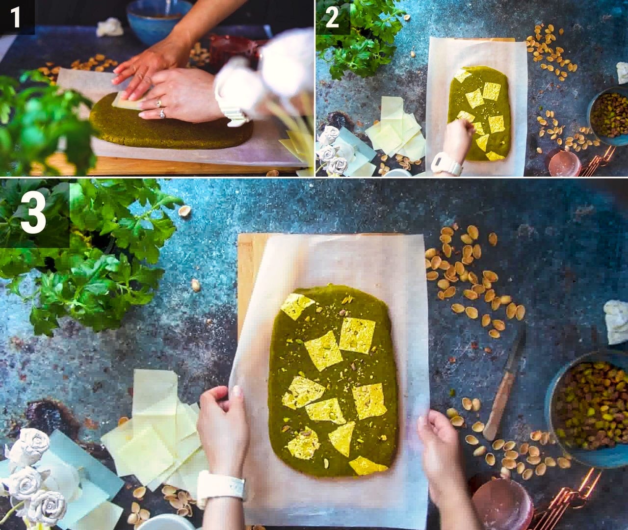 Image of the cooking step-1-6 for Thandai Burfi
