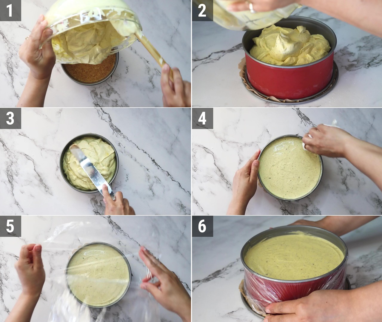 Image of the cooking step-4-1 for Thandai Cheesecake