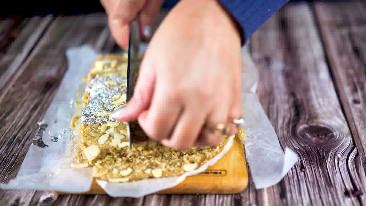 Image of the cooking step-1-21 for Til Burfi - Sesame Seed Fudge