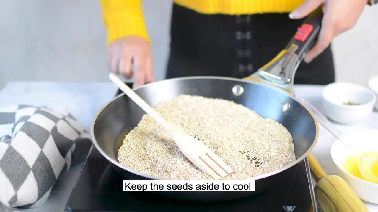 Image of the cooking step-1-3 for Til Chikki - Sesame Seed Bars