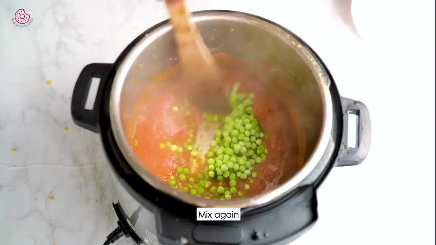 Image of the cooking step-2-6 for Instant Pot Tofu Matar