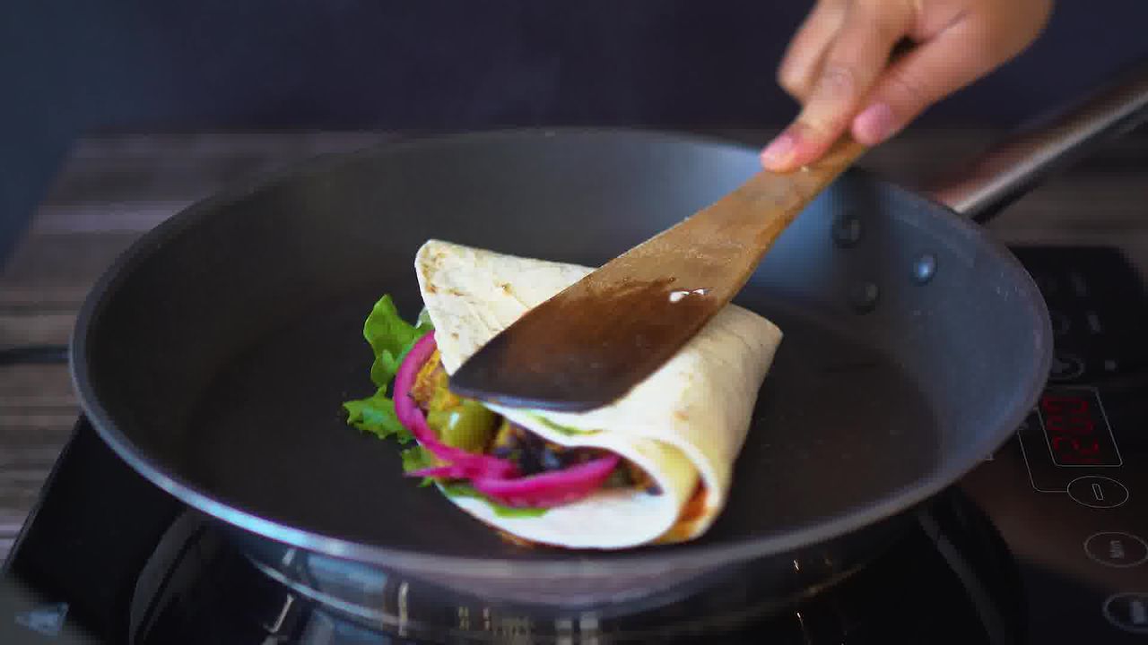 Image of the cooking step-2-7 for TikTok Tortilla Wrap Hack (6 Vegetarian Filling Ideas)