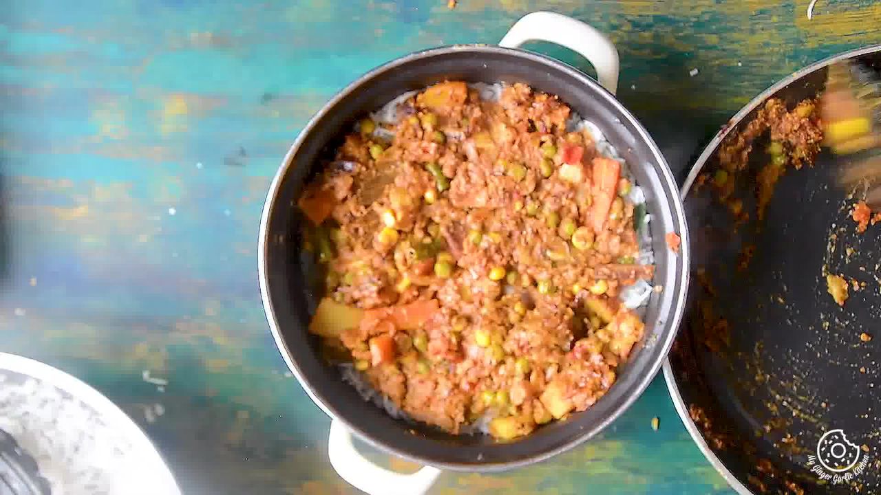 Image of the cooking step-5-3 for Restaurant Style Vegetable Biryani Recipe