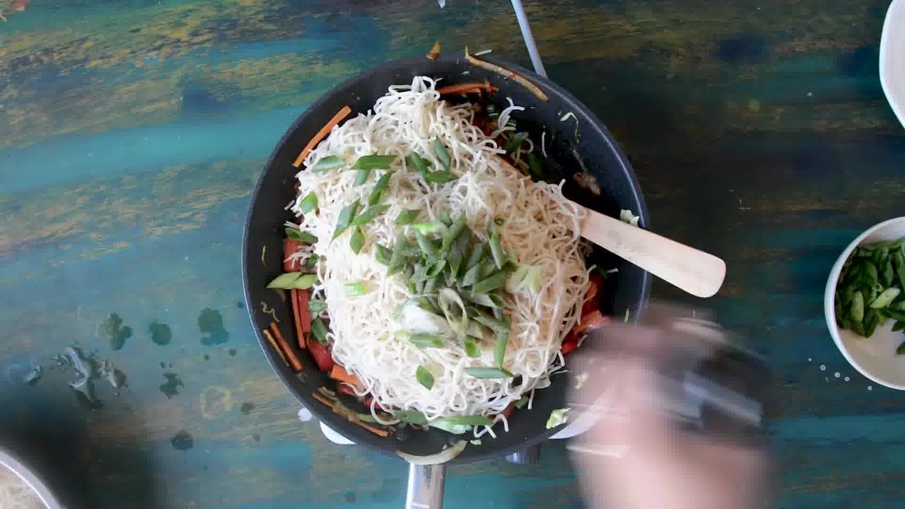 Image of the cooking step-1-9 for Easy Veg Schezwan Noodles Recipe