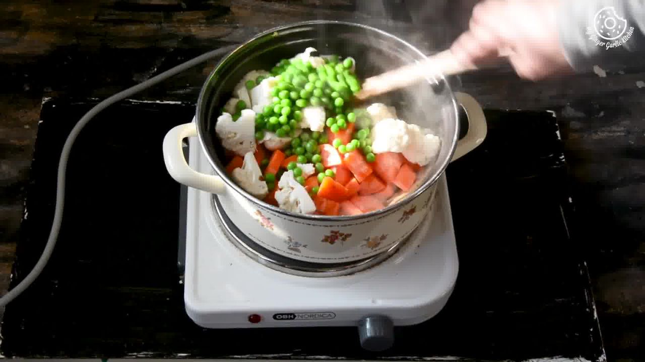 Image of the cooking step-1-7 for Vegetable Tahiri Recipe - Aromatic One Pot Tehri