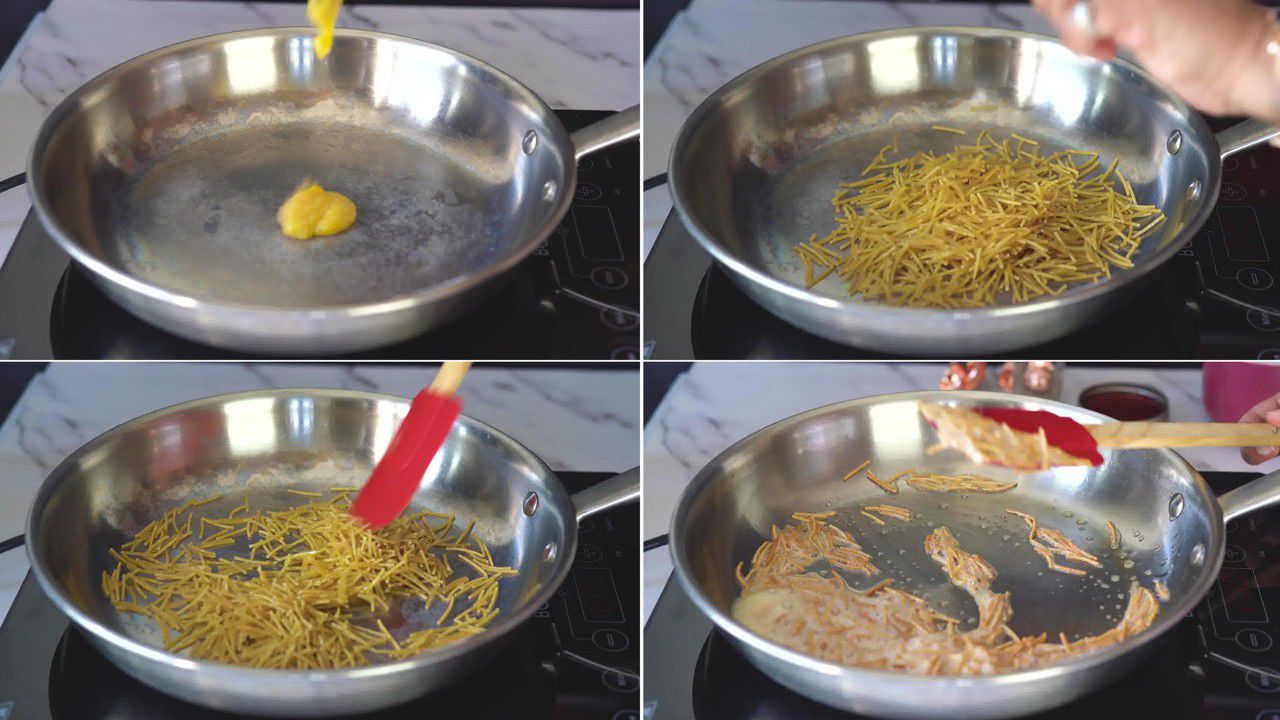 Image of the cooking step-1-3 for Vermicelli Fruit Custard - Semiya Custard