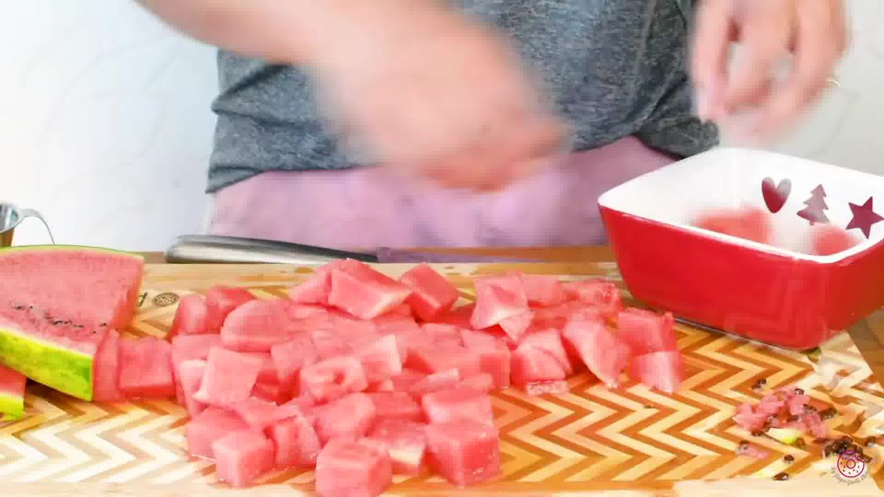 Image of the cooking step-2-1 for Watermelon Cucumber Feta Salad