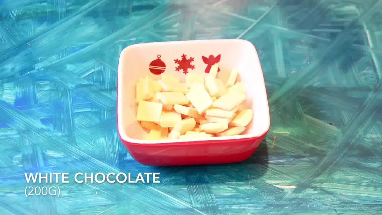 Image of the cooking step-1-1 for Christmas Rocky Road | White Chocolate Rocky Road Recipe