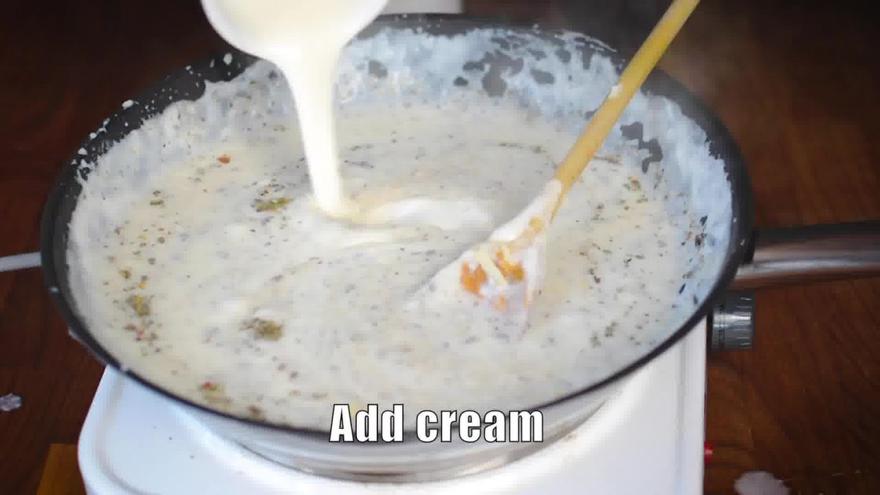Image of the cooking step-3-8 for White Sauce Pasta Recipe (Béchamel Sauce Pasta)