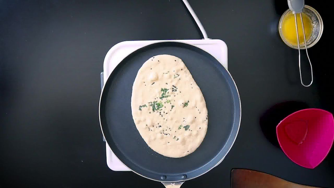 Image of the cooking step-1-10 for Instant Whole Wheat Naan - No Yeast
