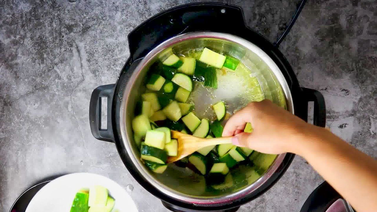 Image of the cooking step-1-6 for Zucchini Tofu Curry (Instant Pot + Stovetop)