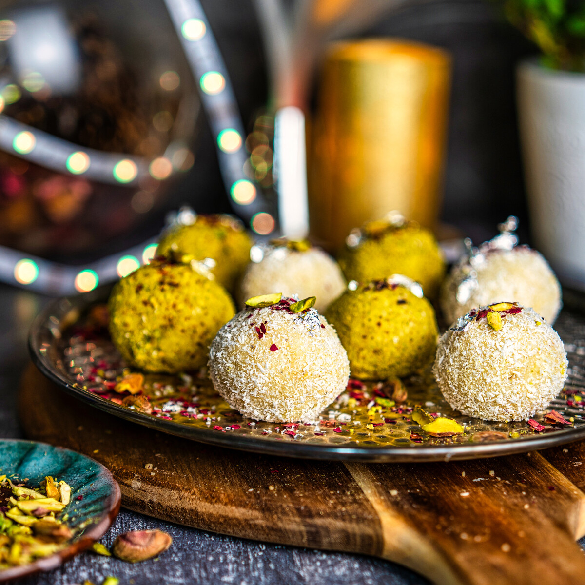 Coconut Ladoo Truffles