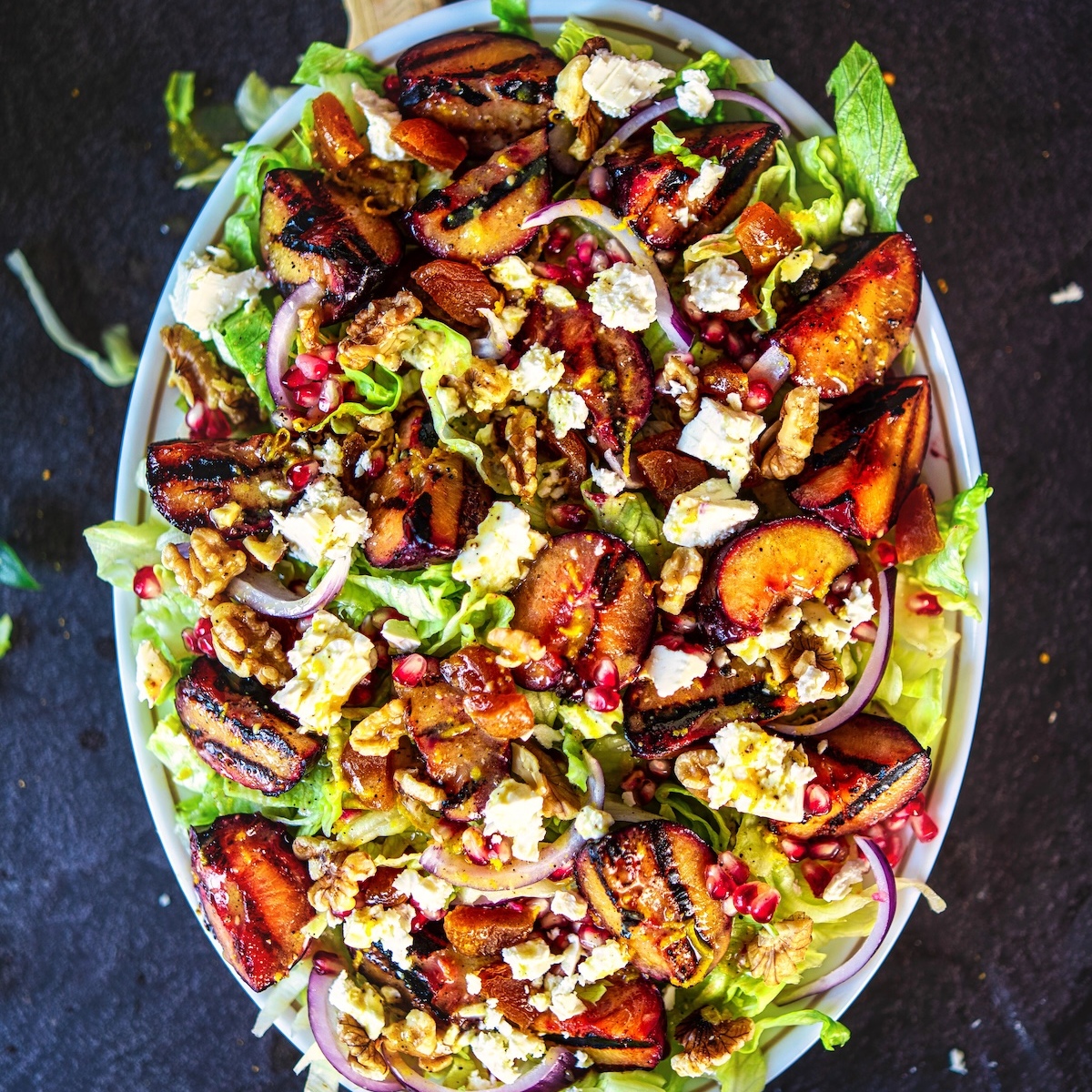 Grilled Plum Salad
