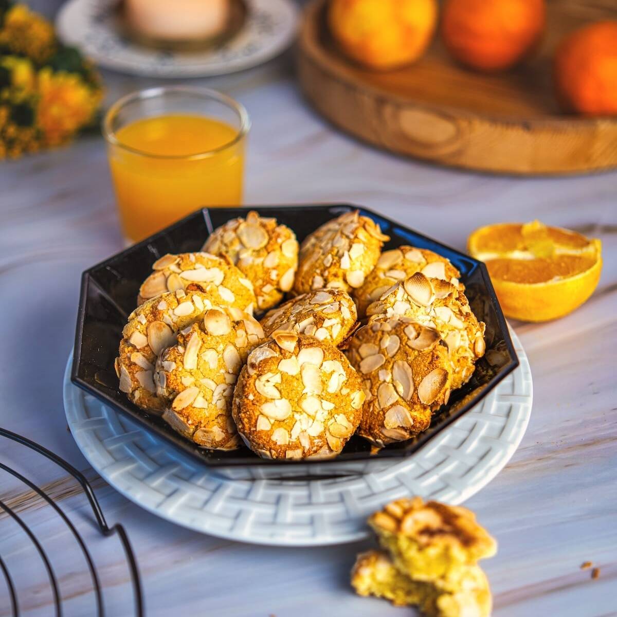 Orange Almond Cookies