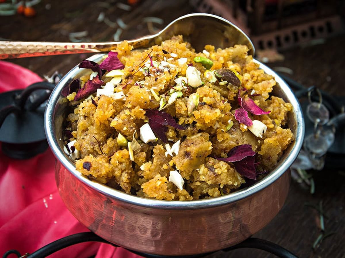 Moong Dal Halwa Recipe + Video | Moong Ki Dal Ka Halwa Rajasthani Style |  My Ginger Garlic Kitchen