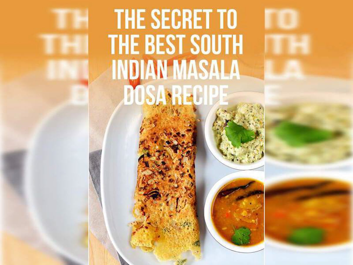 South Indian Food Dosa Recipe