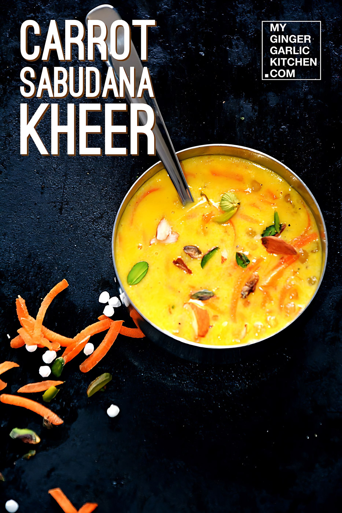 Carrot Sabudana Kheer - Carrot Sago Kheer