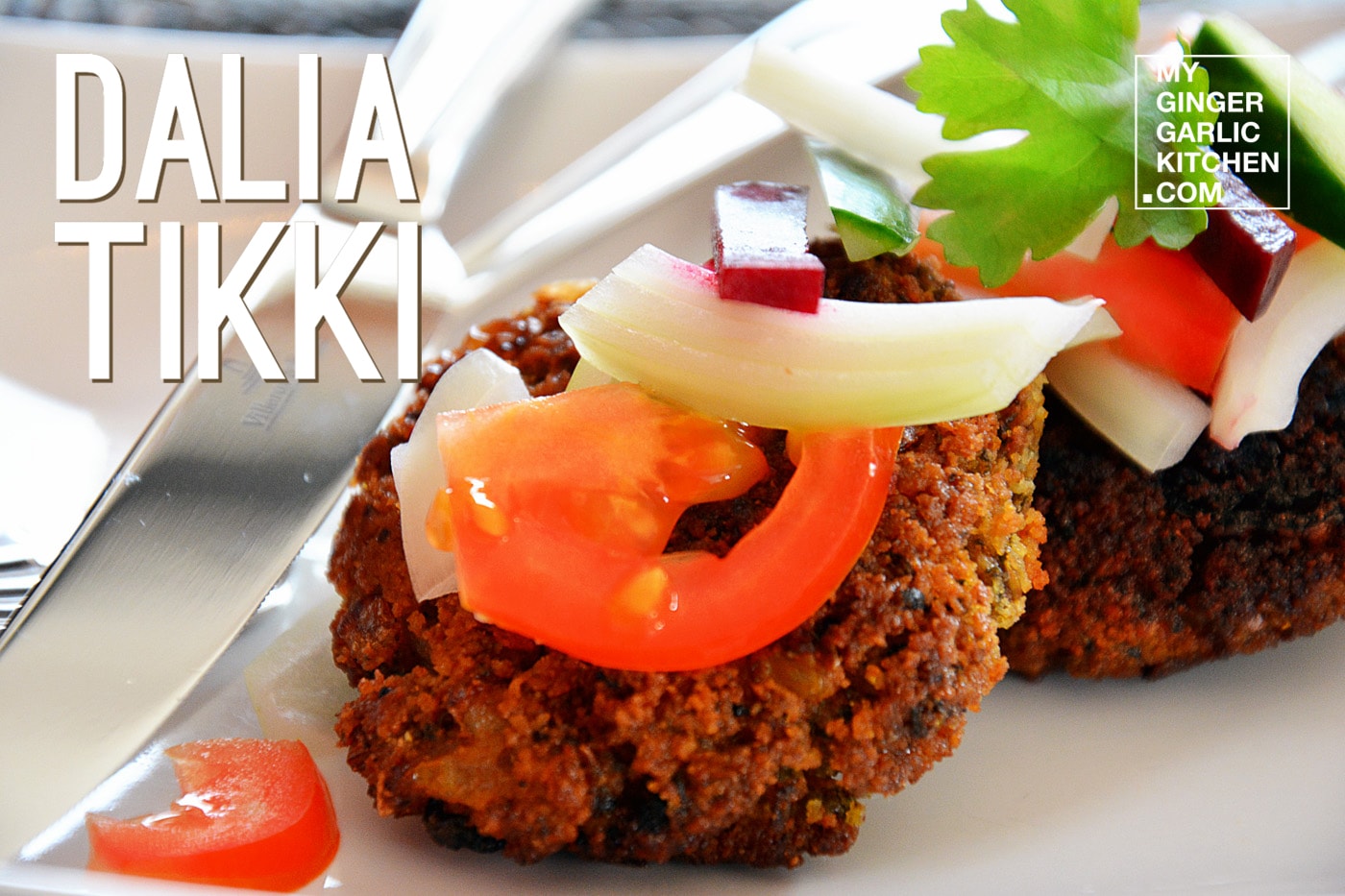 Image of Dalia Tikki - Broken Wheat Cutlet