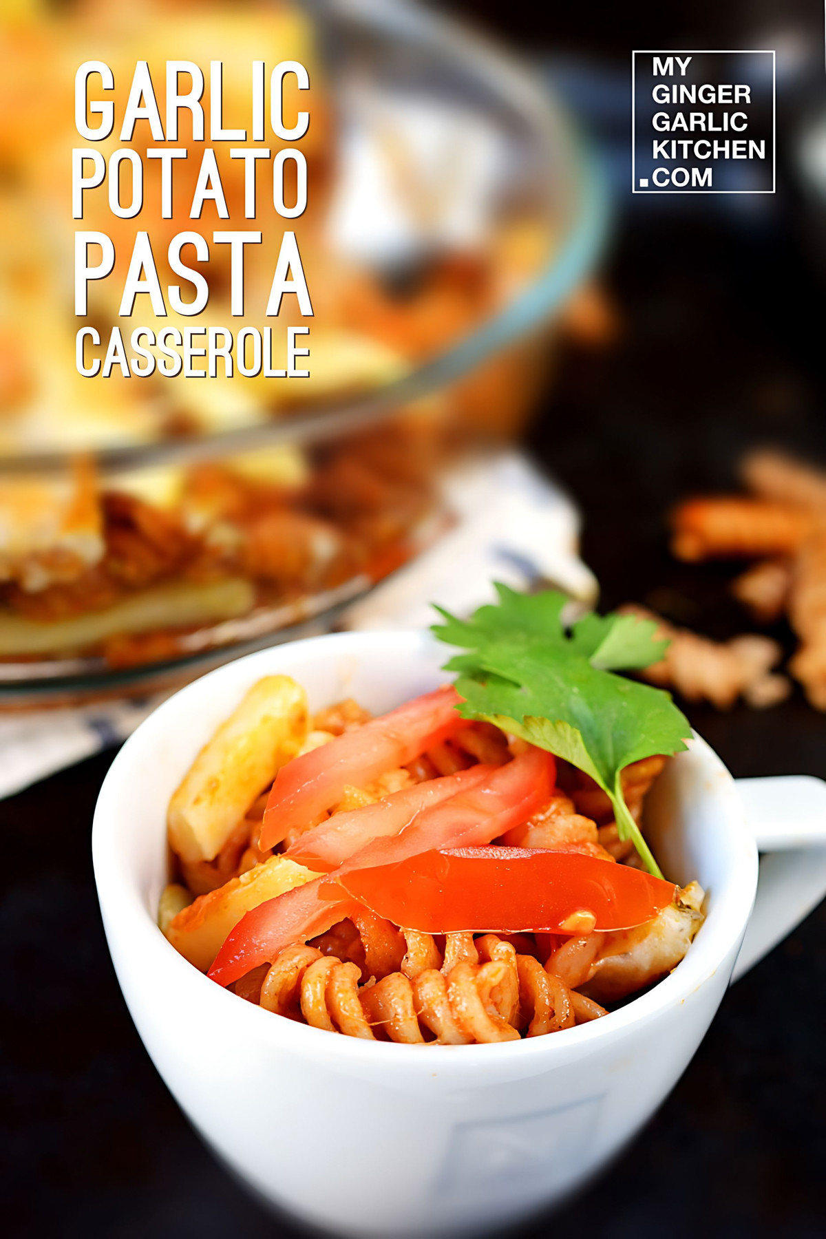 Garlic Potato Pasta Casserole Recipe