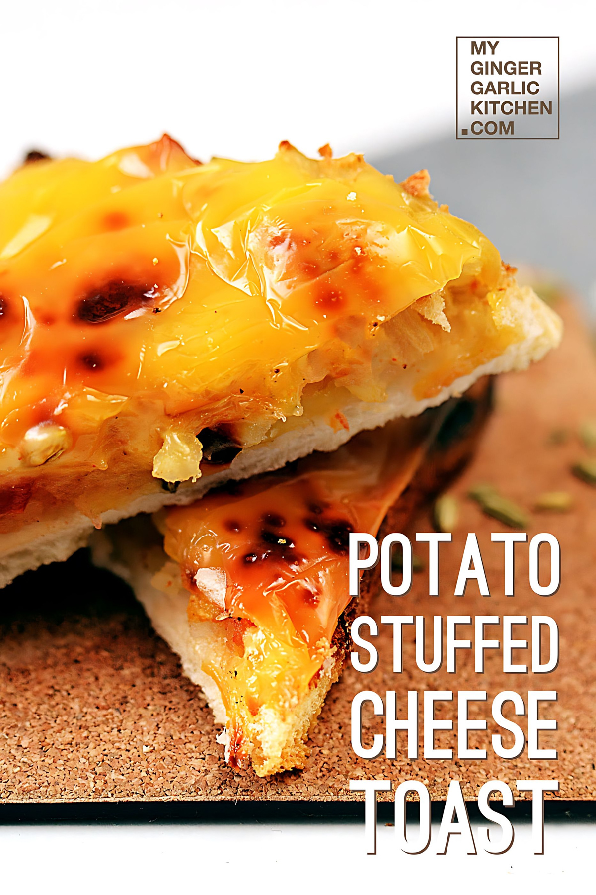 Image of Seasoned Potato Stuffed Cheese Toast