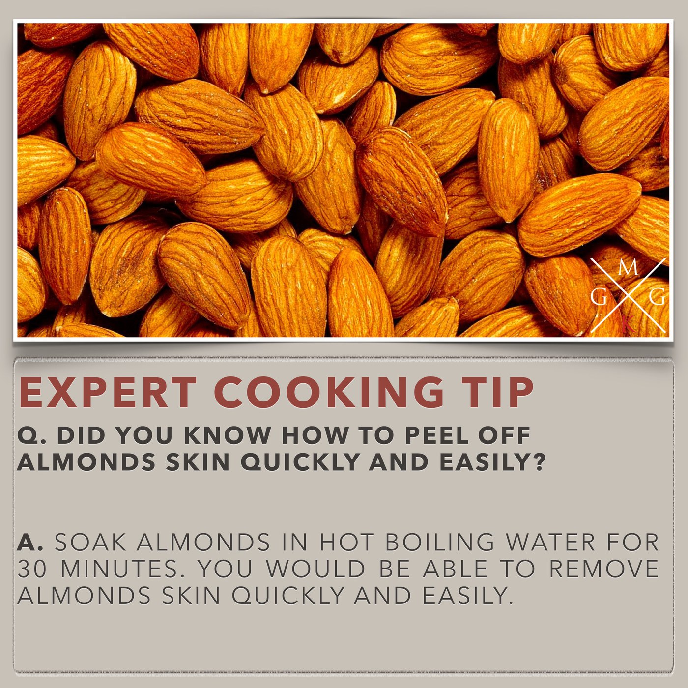 Image of COOKING TIPS – HOW TO PEEL OFF ALMONDS SKIN QUICKLY