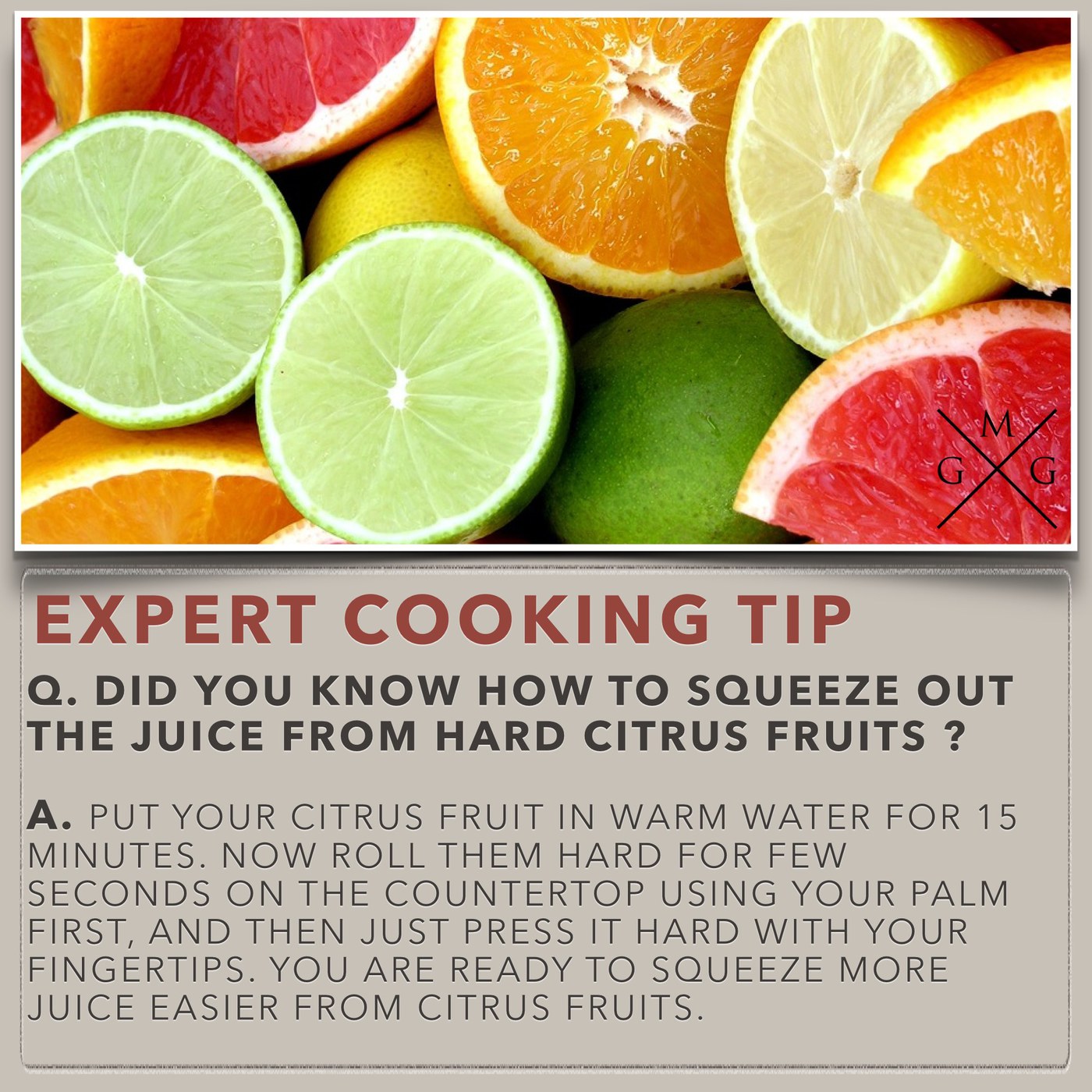 Image of Cooking Tips – How To Squeeze Hard Citrus Fruits