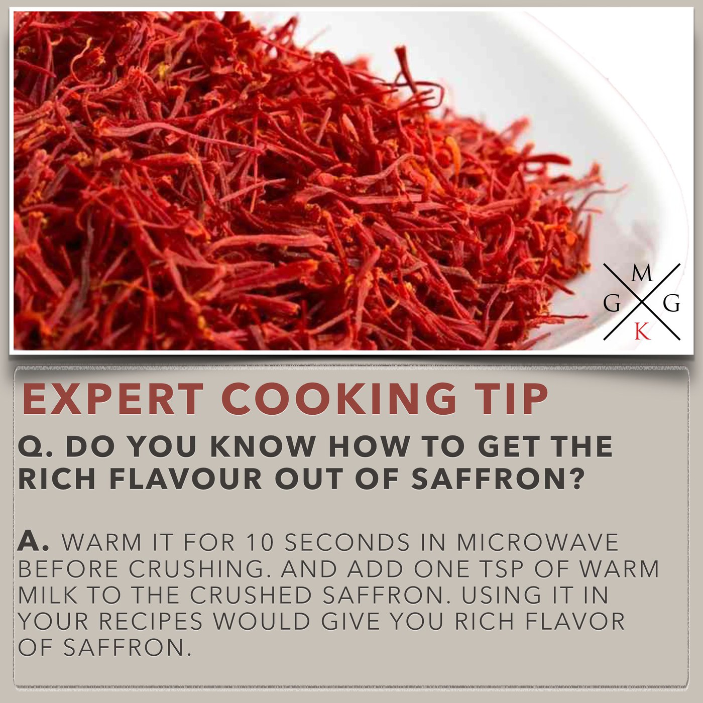 Image of Cooking Tips – How To Get Rich Flavor Out Of Saffron