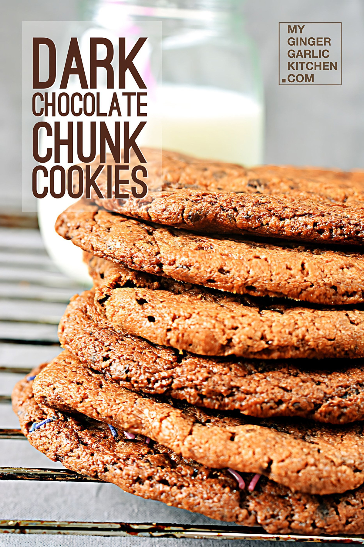 Dark Chocolate Chunk Cookies