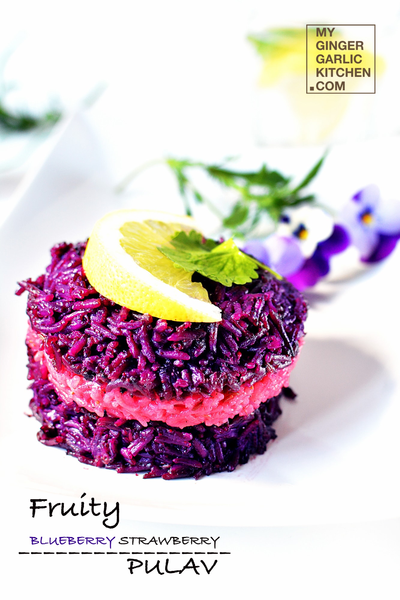 Image of Fruity Blueberry Strawberry Pulav