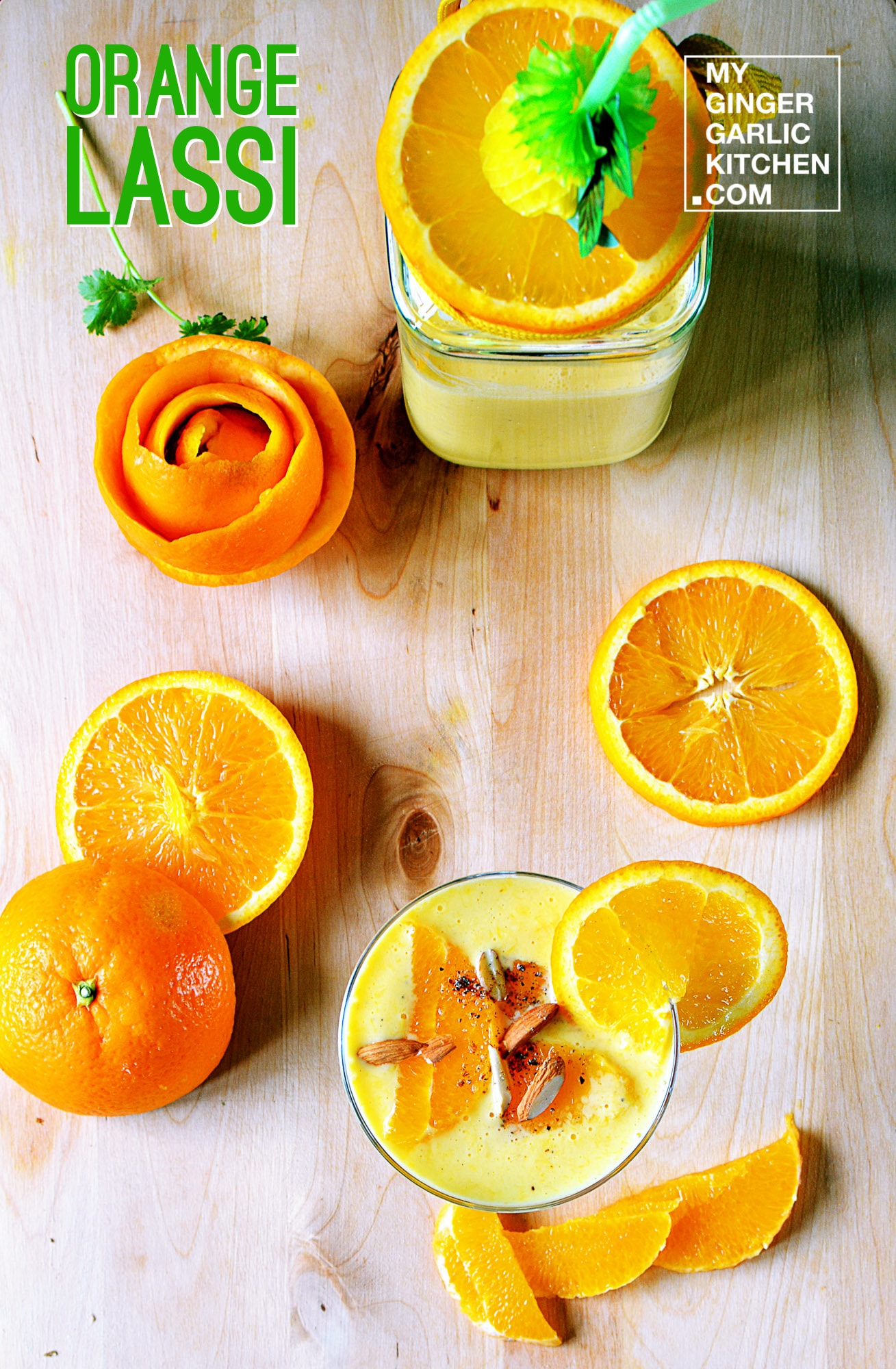 Orange Lassi - Orange Yogurt Smoothie