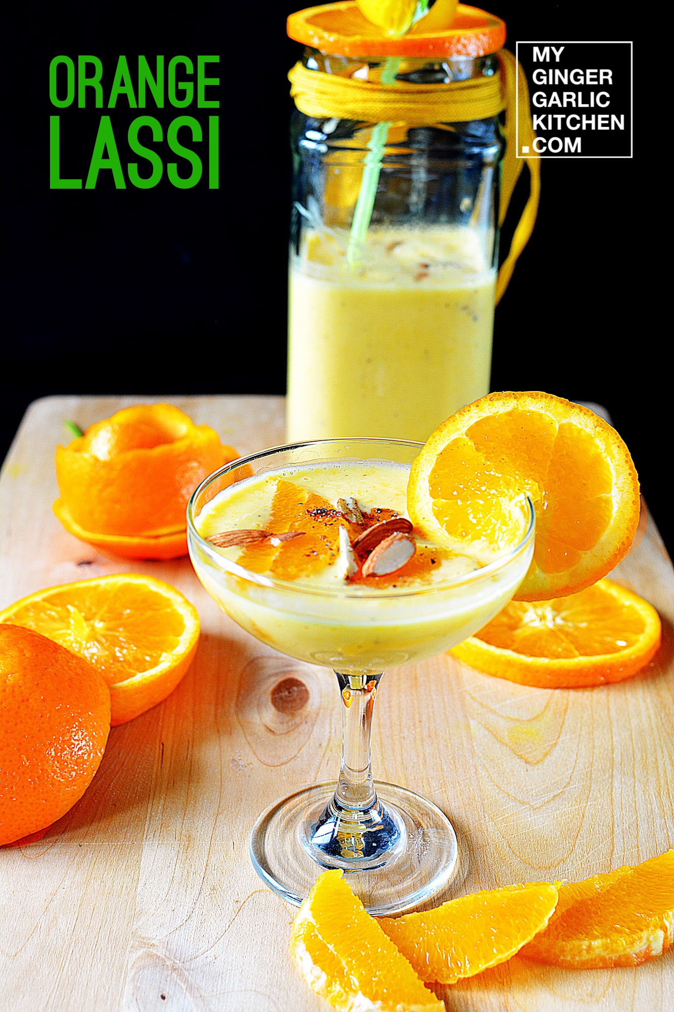 Orange Lassi Recipe | Orange Yogurt Smoothie