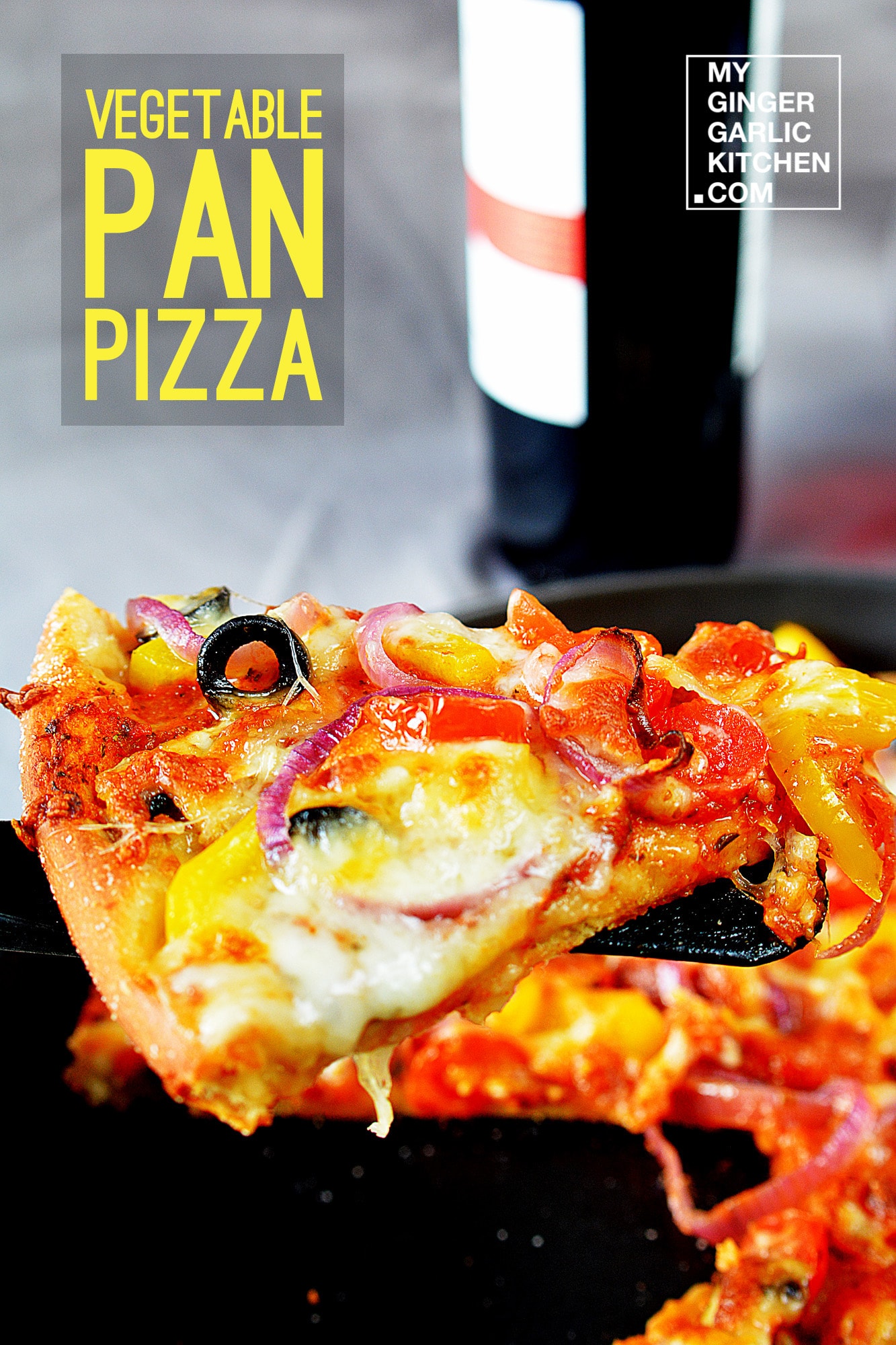 Vegetarian Pan Pizza Recipe